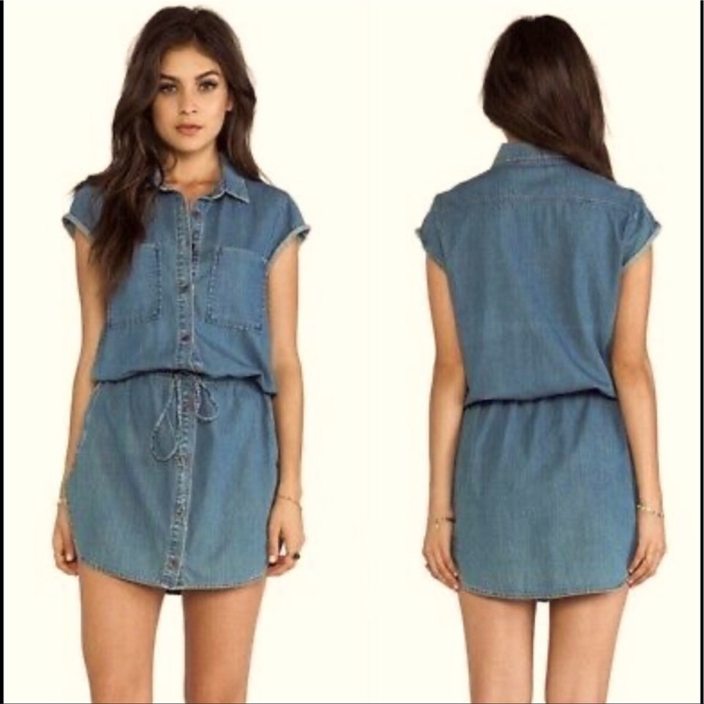 Summer staple! Paige Womens Shirt Dress Mila